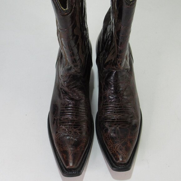 Corral Women’s Embroidered Narrow Square Toe Brown Cowboy, Western Boots Size 9 - Picture 7 of 11